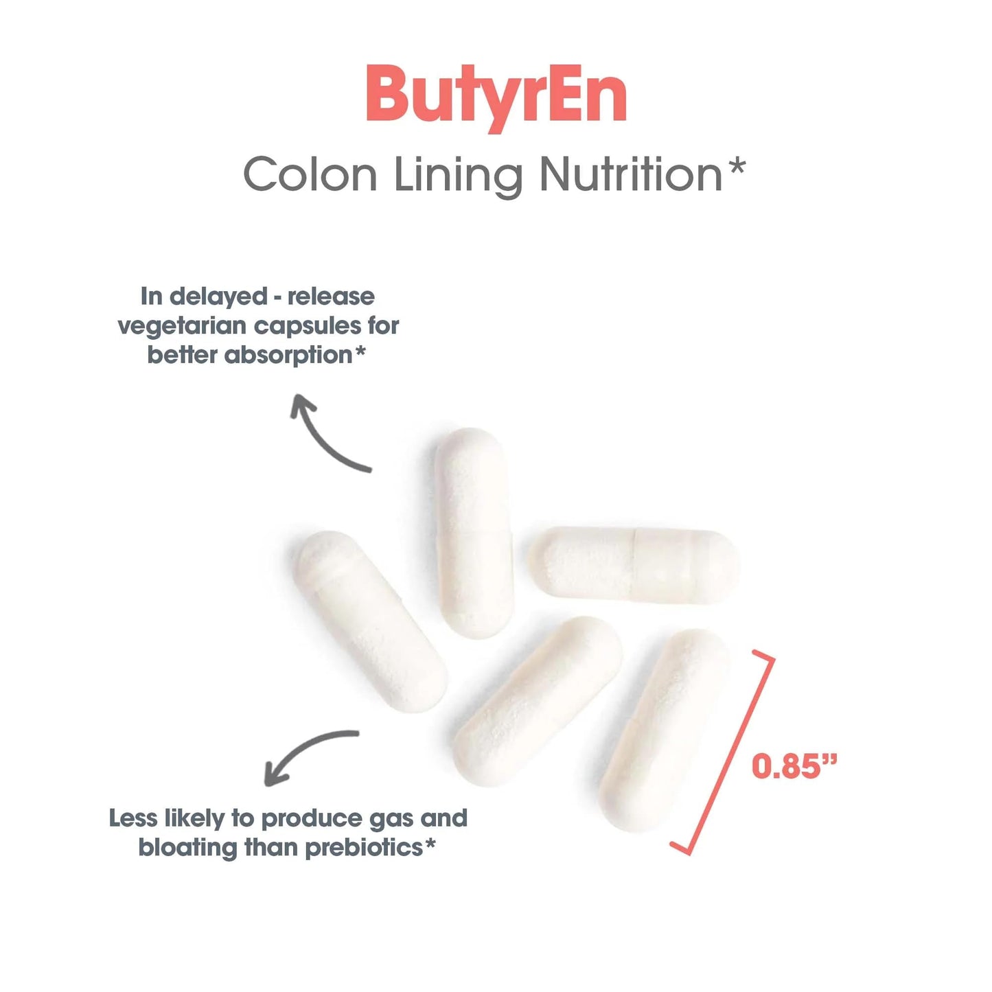 Allergy Research Group ButyrEn Colon Lining Nutrition Capsules 100