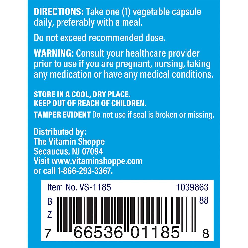 The Vitamin Shoppe Vitamin A & D Non-Oily Immune & Vision Support Antioxidant Formula, 100 Capsules