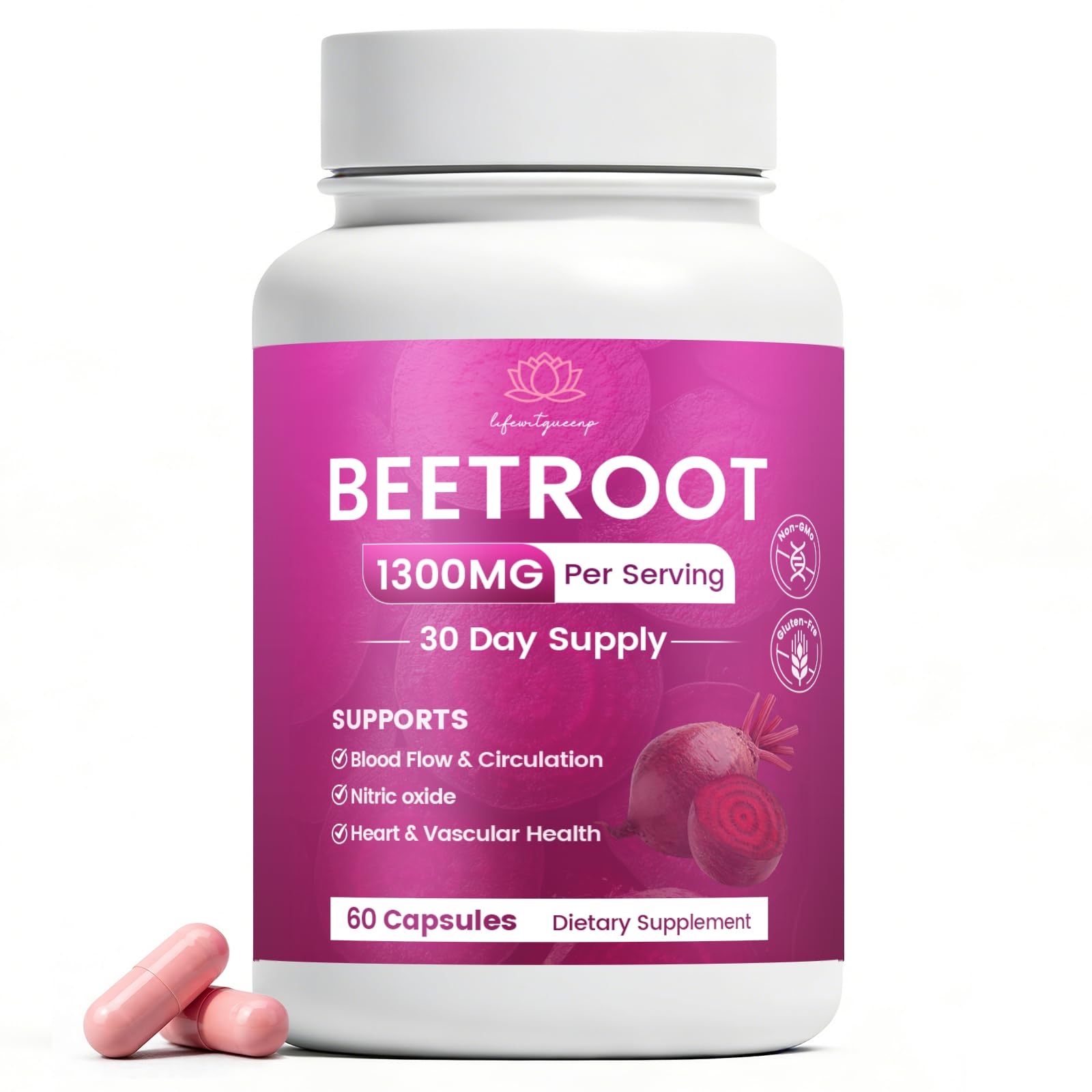 WSJAWH Beetroot Capsules 60 Count