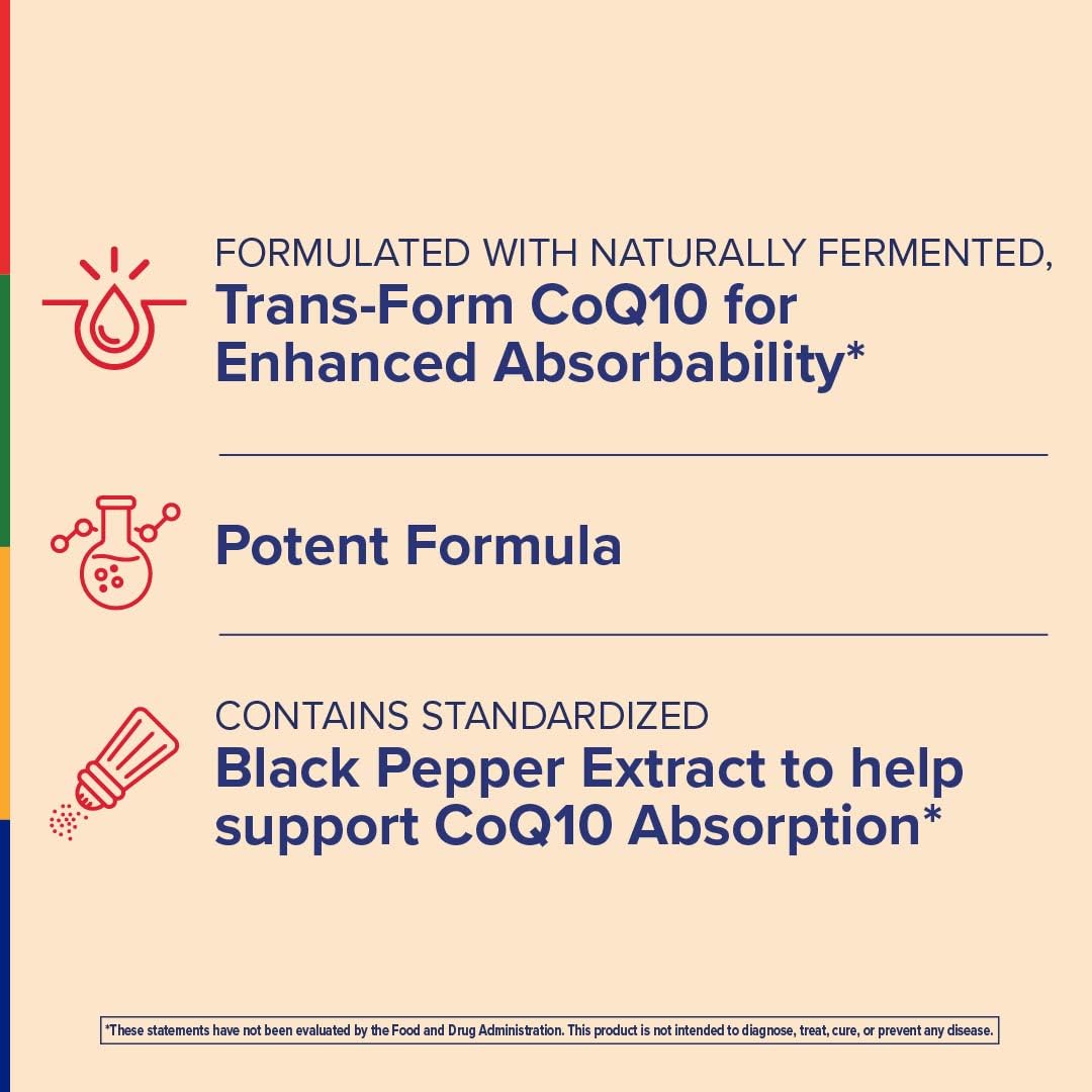 Stop Aging Now MAX-Q10 Coenzyme CoQ10 Softgels 30