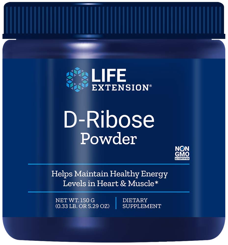 Life Extension D-Ribose Powder 2-Count