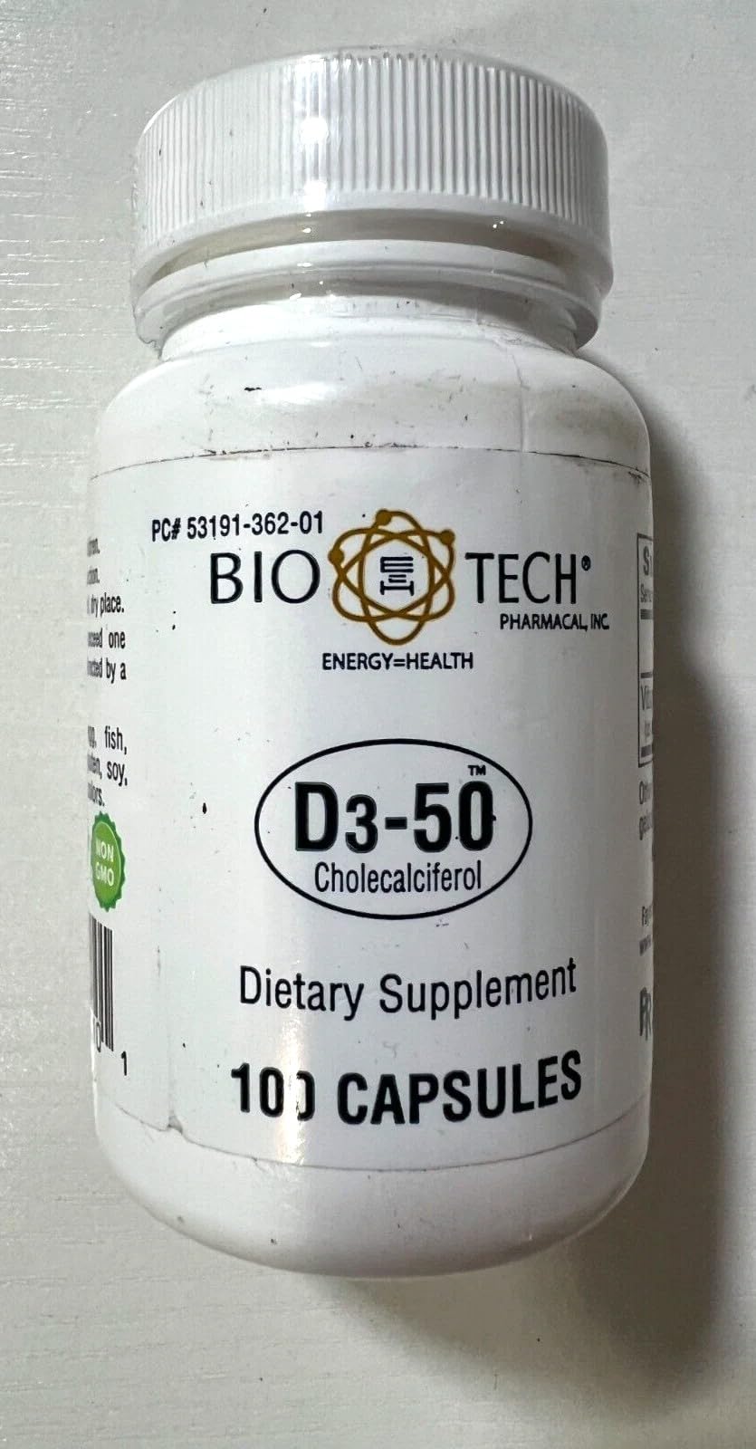 Choice One D3-50 Capsule, 100 Count