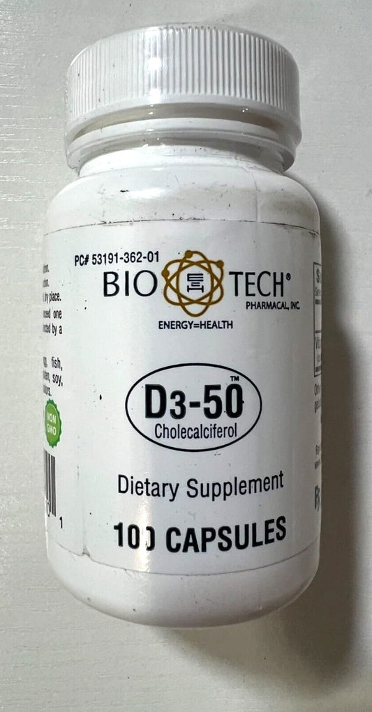 Choice One D3-50 Capsule, 100 Count