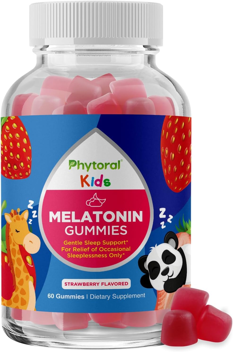 Phytoral Kids Melatonin 1mg Gummy, 60 Count