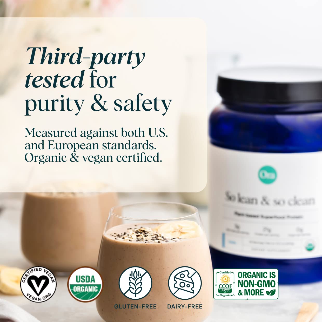 Ora Organic Greens Powder & Protein Power Bundle, Powder, 2-Pack