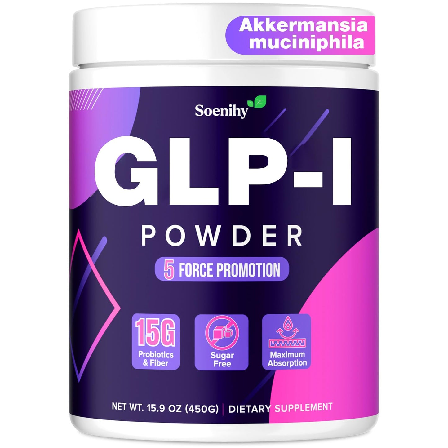 Soenihy GLP-1 Supplement Powder, 15.9 Ounce