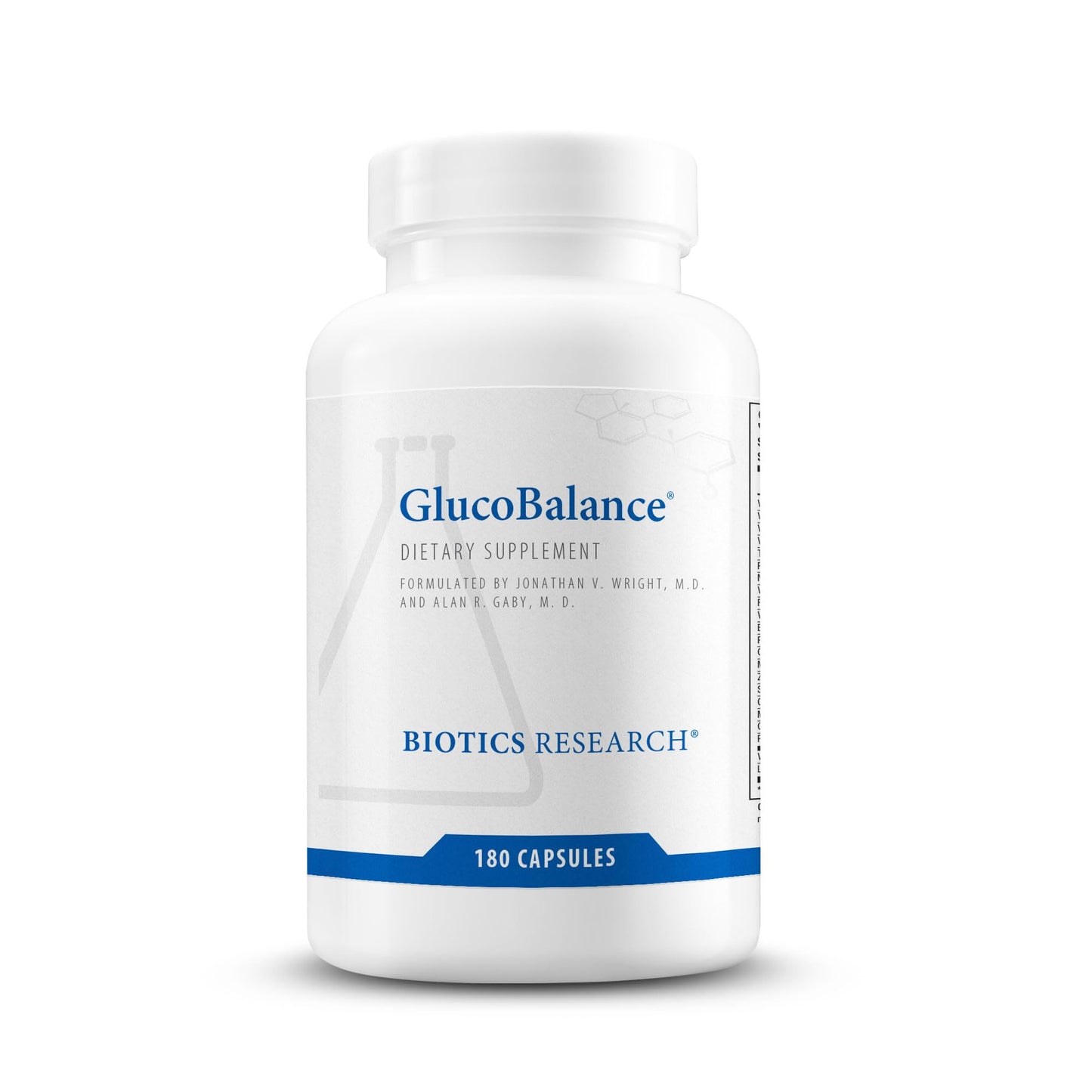 Biotics Research GlucoBalance Chromium, Vanadium, L-Carnitine Supplement Capsules 180