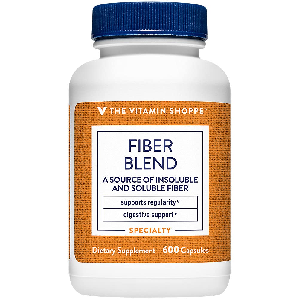 The Vitamin Shoppe Fiber Blend Capsules 600