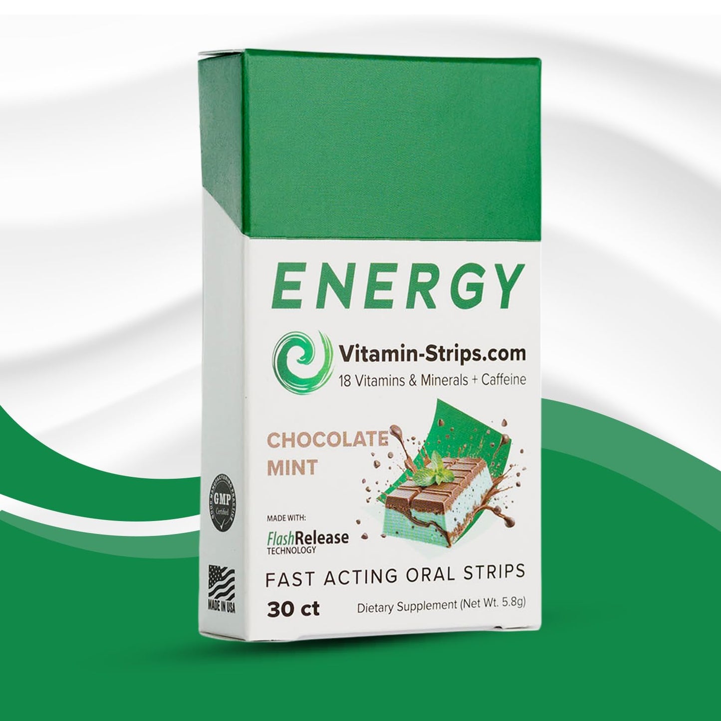 Vitamin-Strips Peak Performance Energy Strips Oral Strips 30