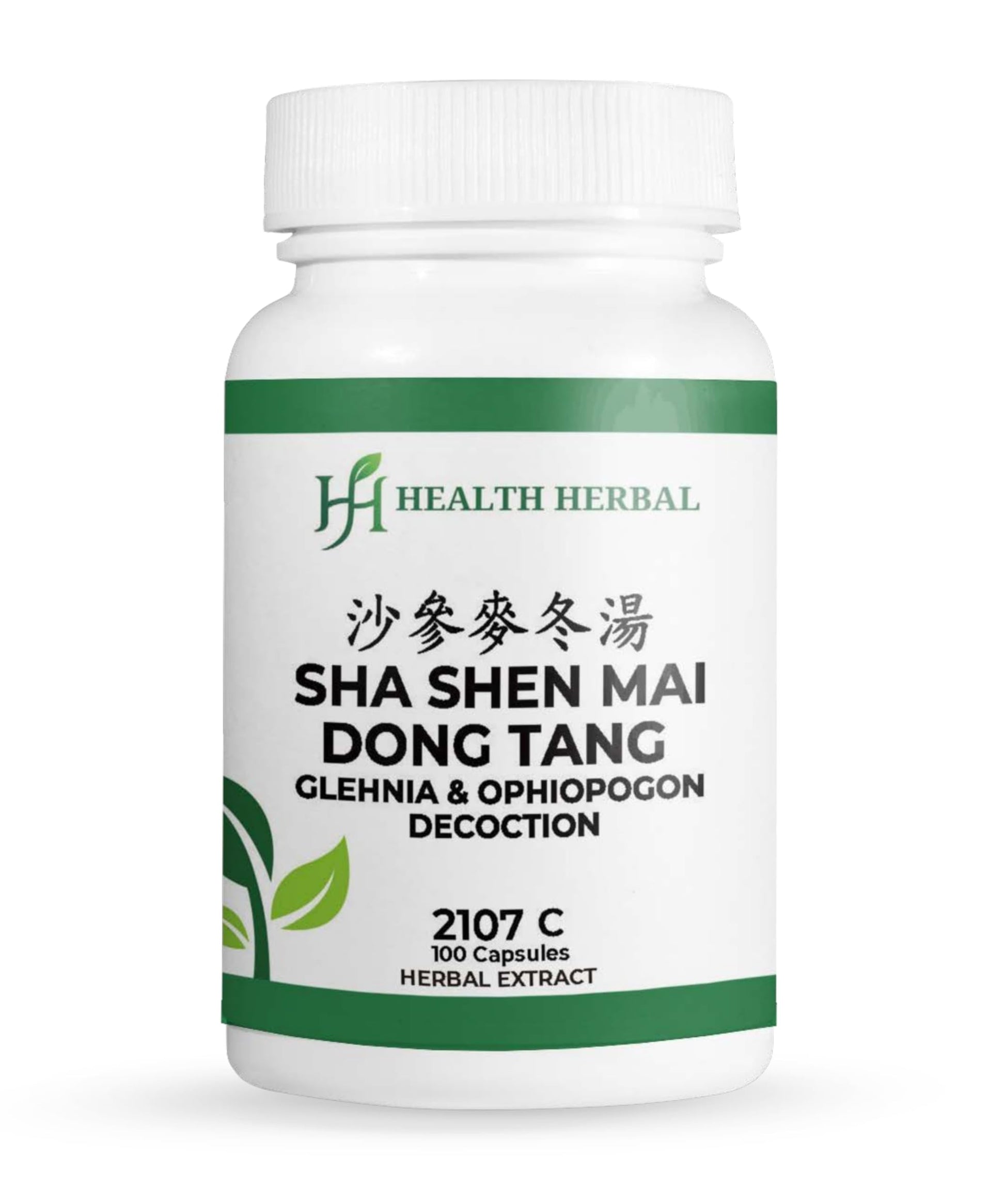Health Herbal Sha Shen Mai Dong Tang/Glehnia & Ophiopogon Decoction, 100 Capsules