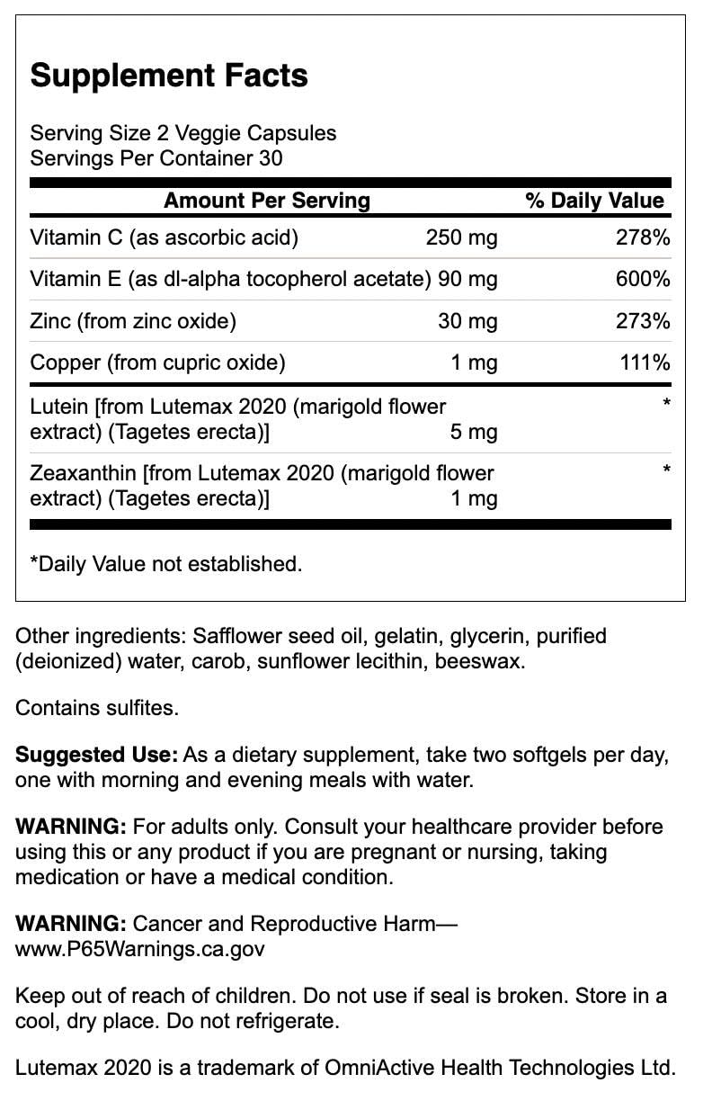 Swanson Age Related Eye Support Capsule 1 Count