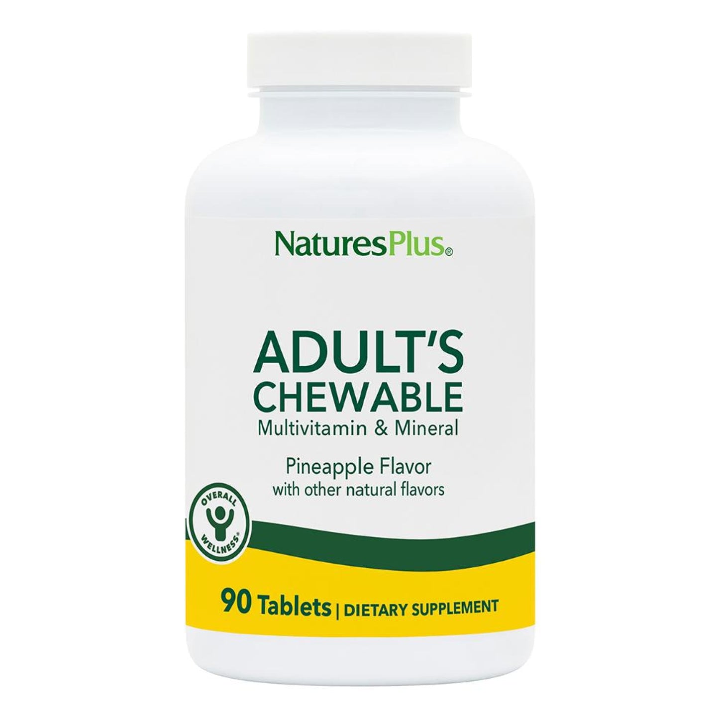 NaturesPlus Adult's Chewable Multivitamin & Mineral Tablets - 90 Count