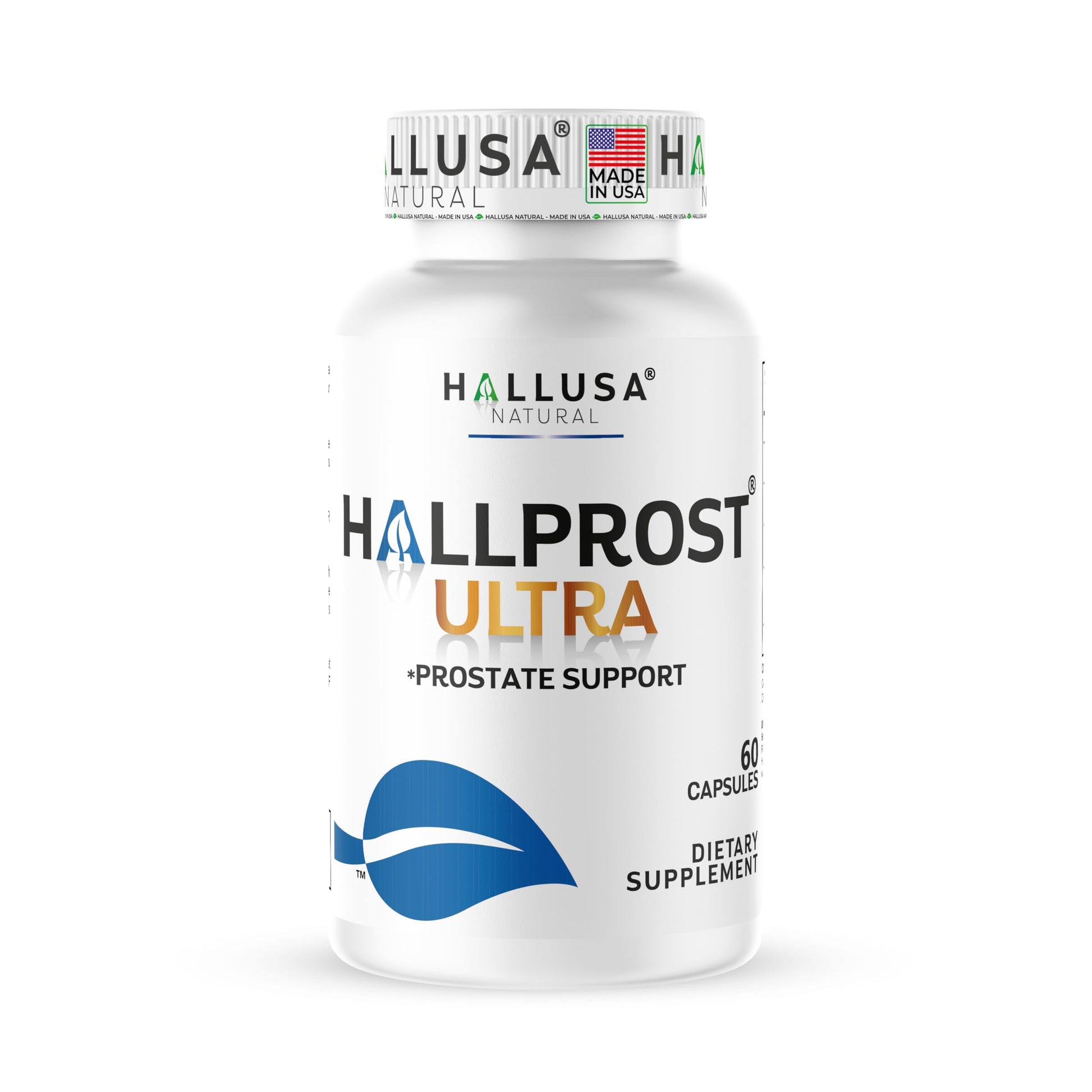 Hallusa Natural Hallprost Ultra Prostate Health Supplement for Men, 60 Capsules