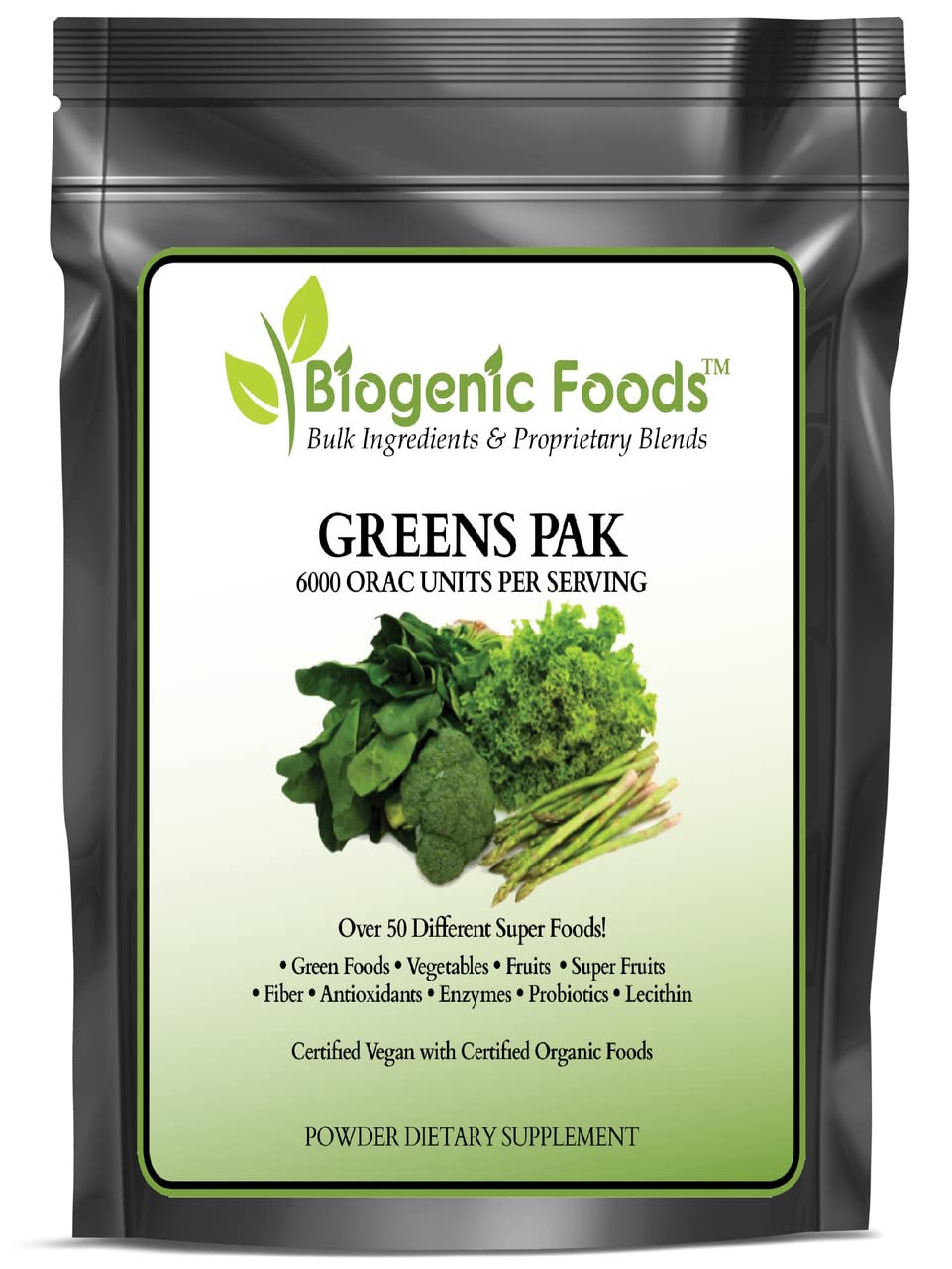 Biogenic Foods Greens Pak Powder 12.5 oz