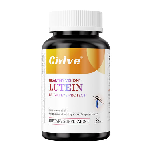 Ciyive Lutein and Zeaxanthin Vitamin Dietary Fiber Supplement Capsule 60 Count