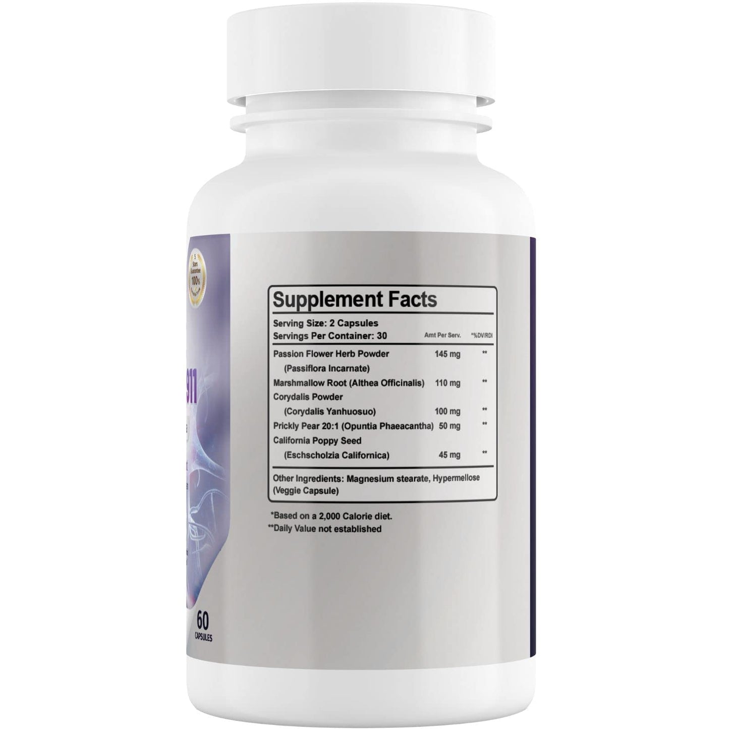 Phytage Labs Nerve Control 911 Capsule, 60 Count