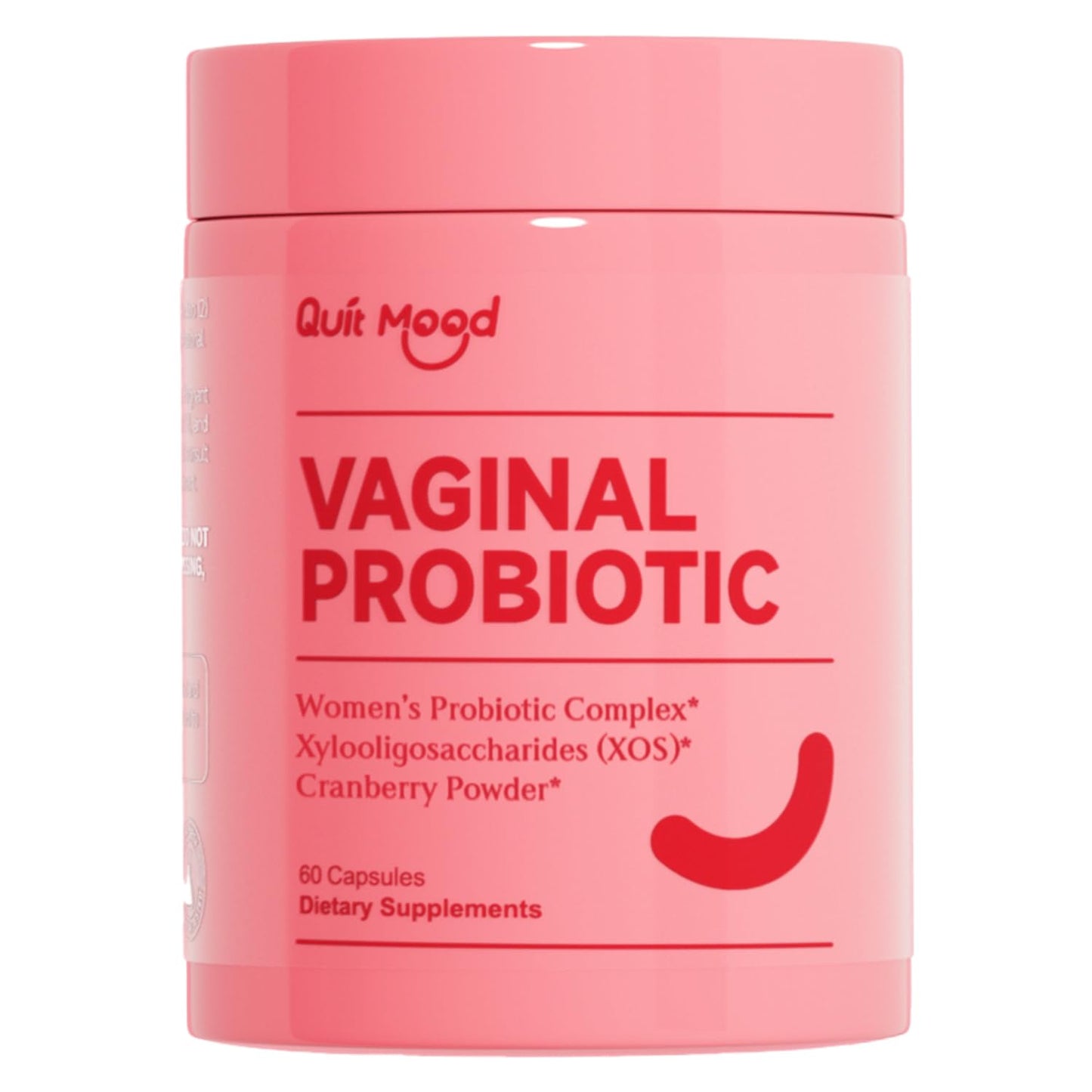 Quit mood Probiotics for Women Balance with Prebiotics and Cranberry Extract 60 Capsules