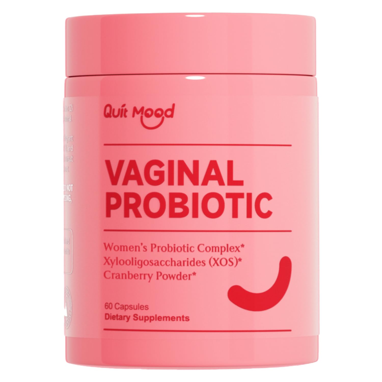 Quit mood Probiotics for Women Balance with Prebiotics and Cranberry Extract 60 Capsules