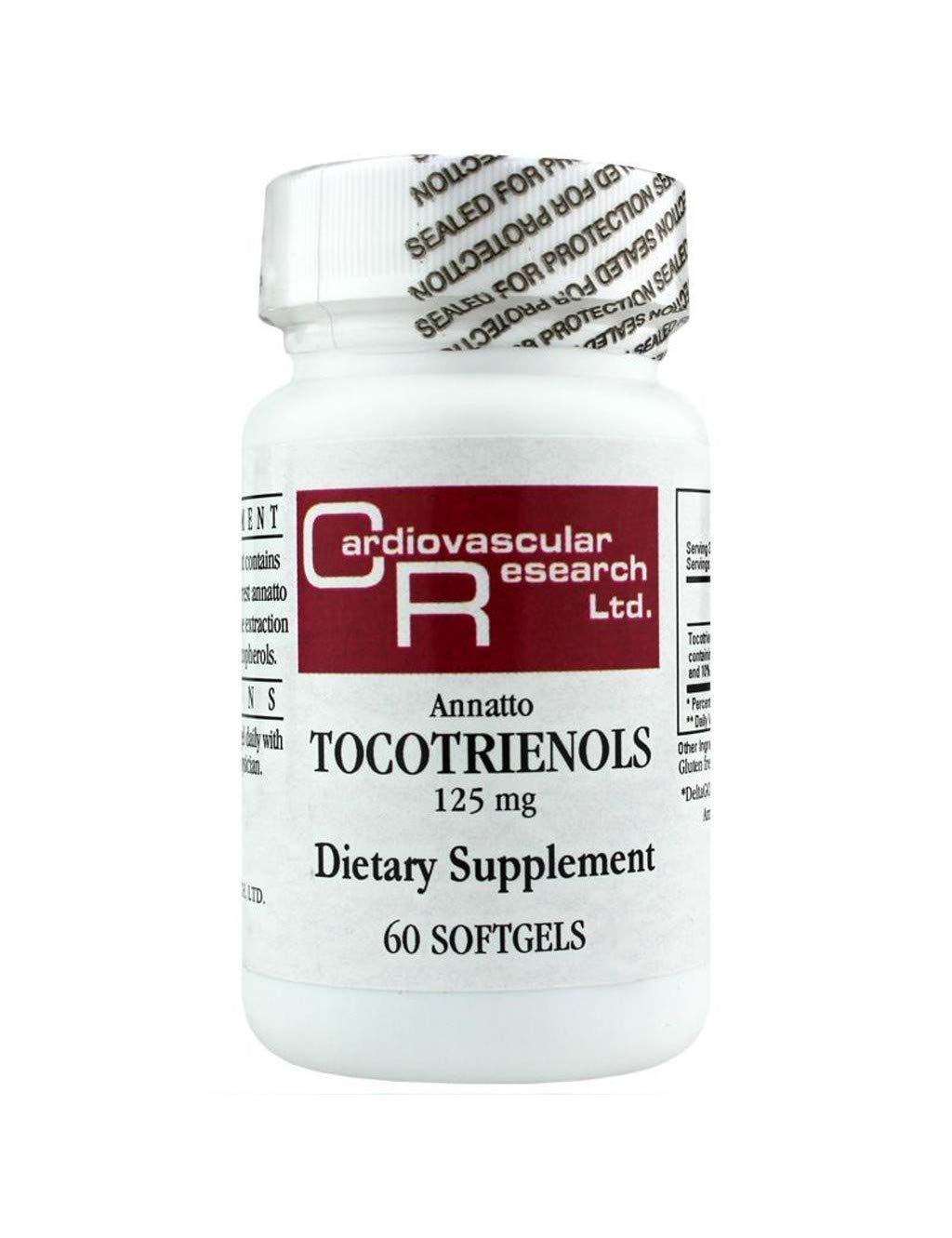 Cardiovascular Research Annatto Tocotrienols 125 Mg Softgel, 60 Count