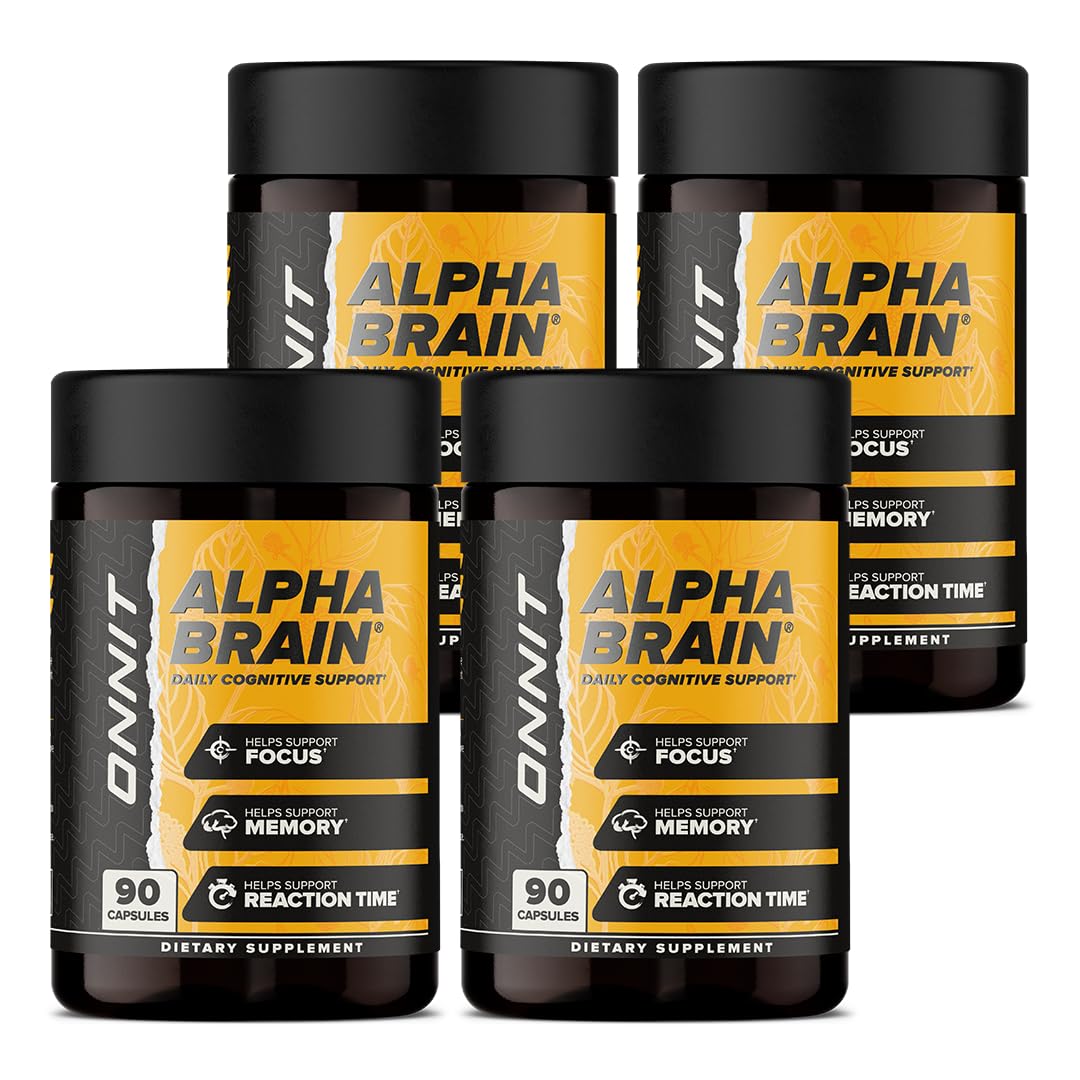 ONNIT Alpha Brain Nootropic Capsules, 360 Capsules