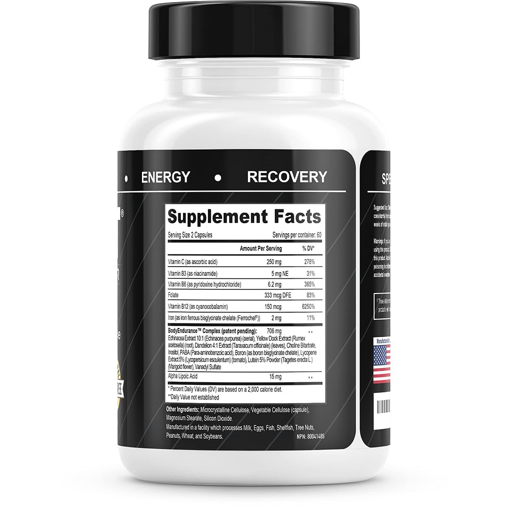 EPO-Boost Natural Blood Builder Iron Supplement Capsule, 120 Count