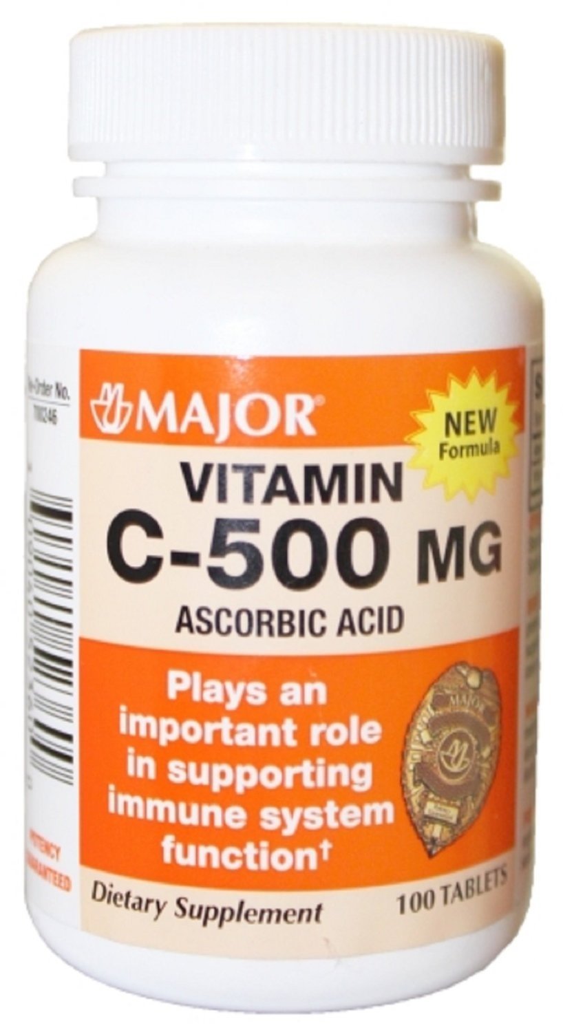 MAJOR Vitamin C 500 mg Tablet, 300 Tablets