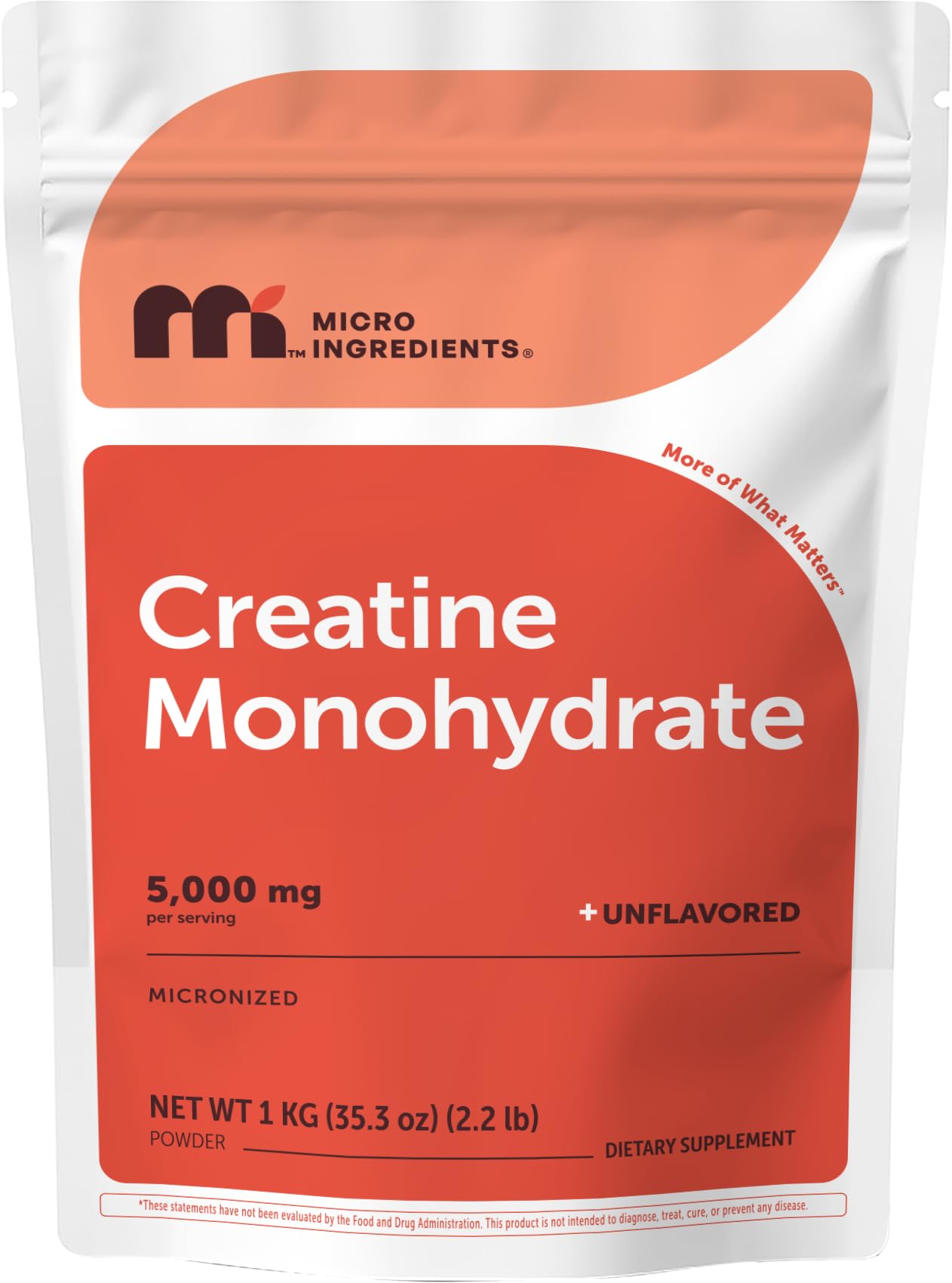 Micro Ingredients Creatine Monohydrate Powder 35.2 Servings