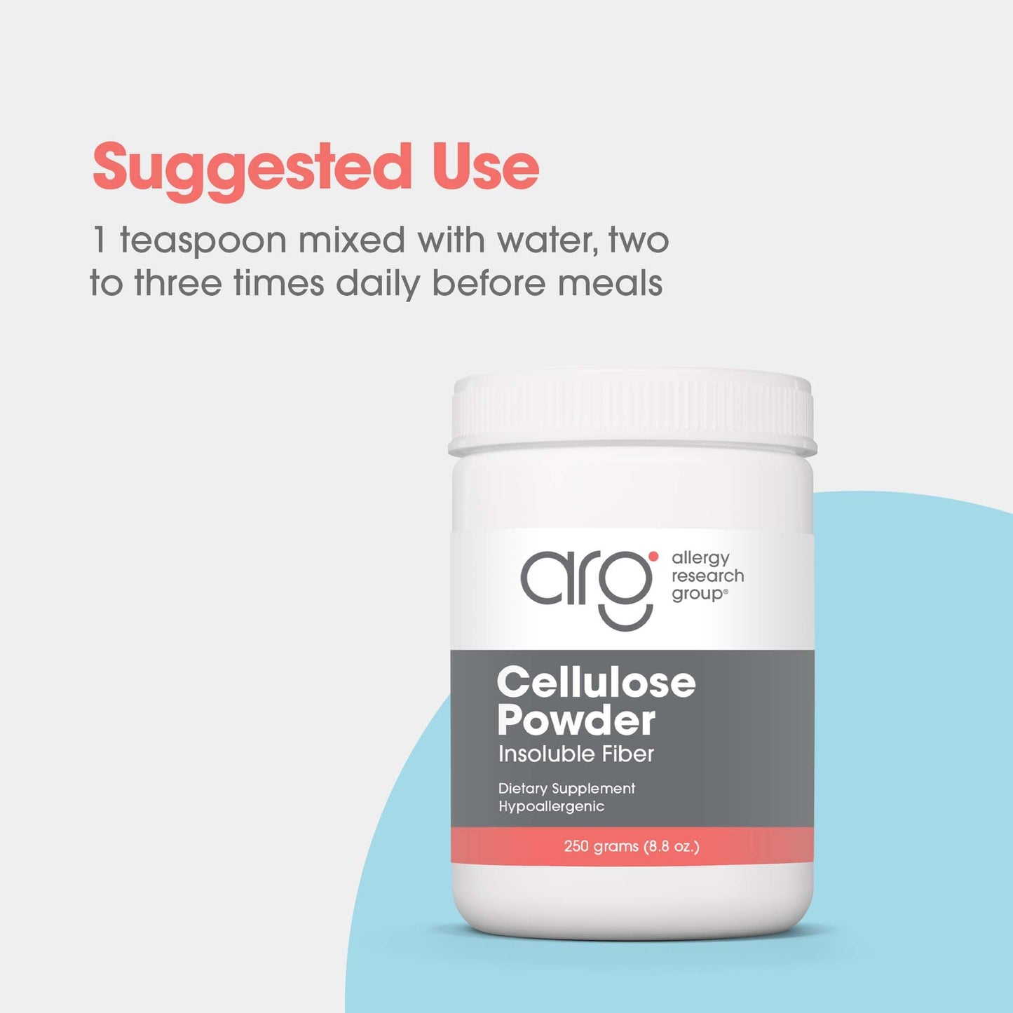Allergy Research Group Cellulose Powder 8.8 oz