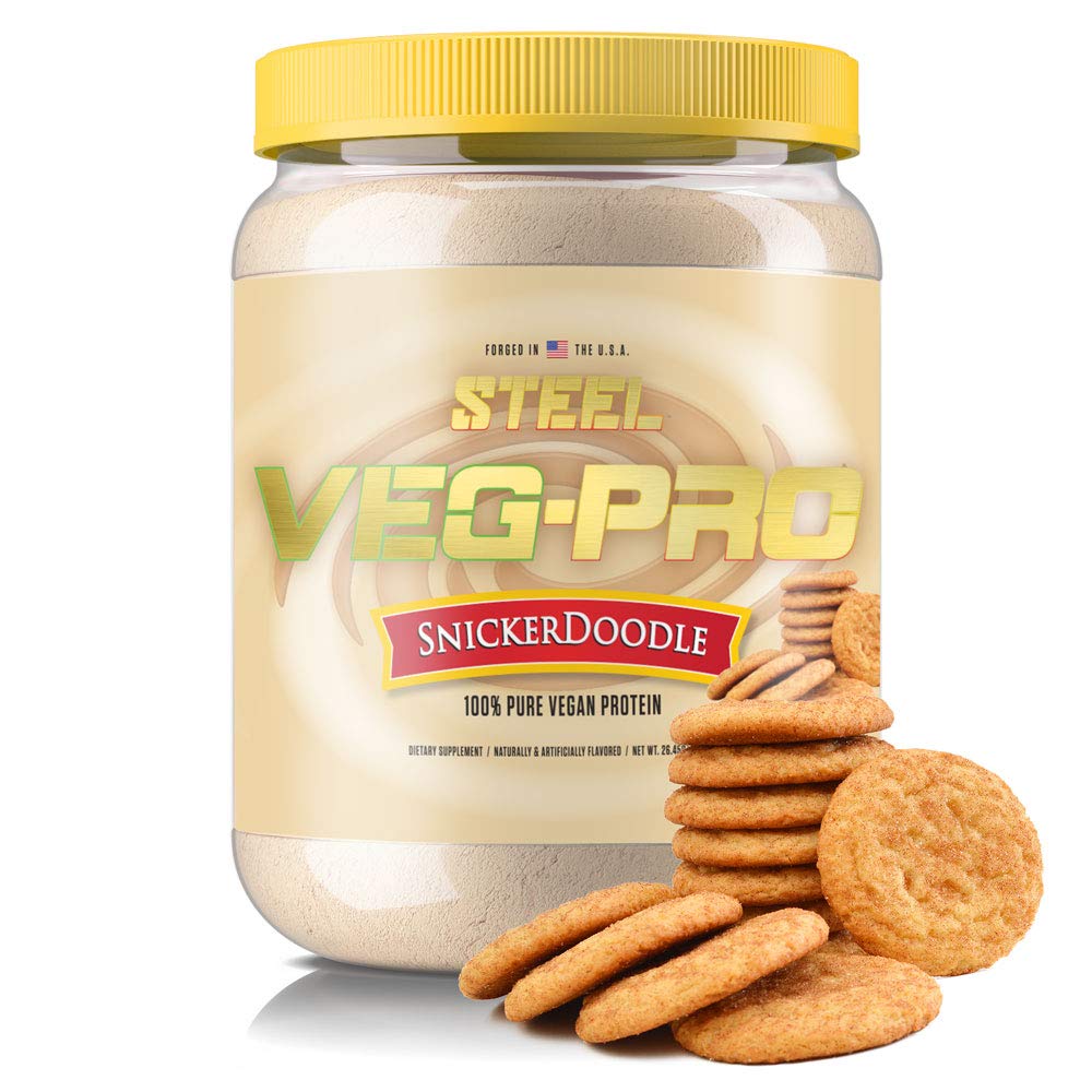 Steel Supplements Veg-PRO Vegan Protein Powder Snickerdoodle, 25 Servings