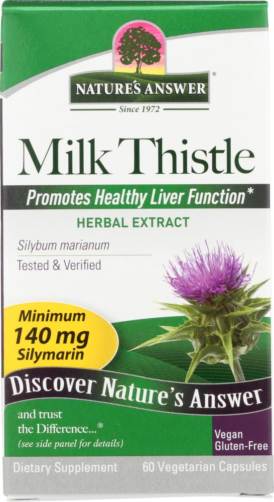 Nature's Answer Milk Thistle Powder 60 Count