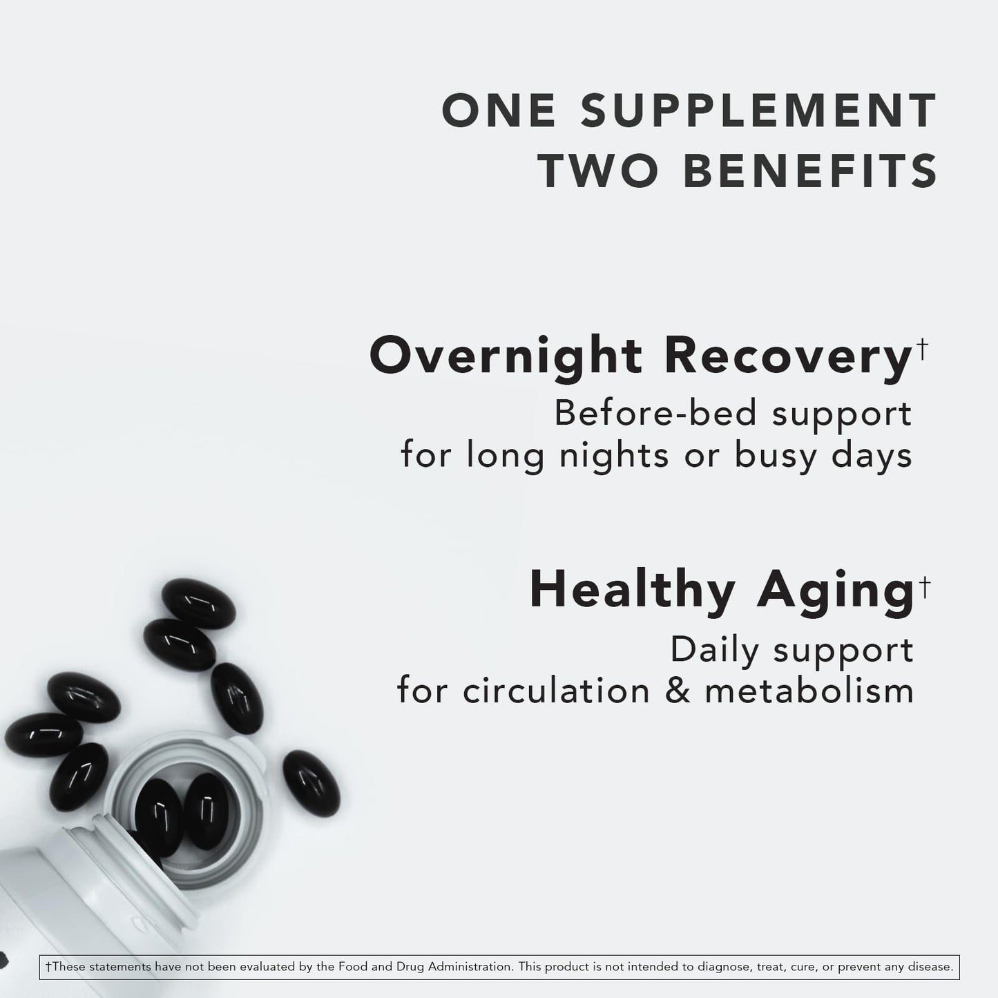 WASHOKU FOOD SUPPLEMENT Japanese Longevity Supplement with Fermented Kurozu Black Vinegar & Okinawa Vinegar 180 Softgels