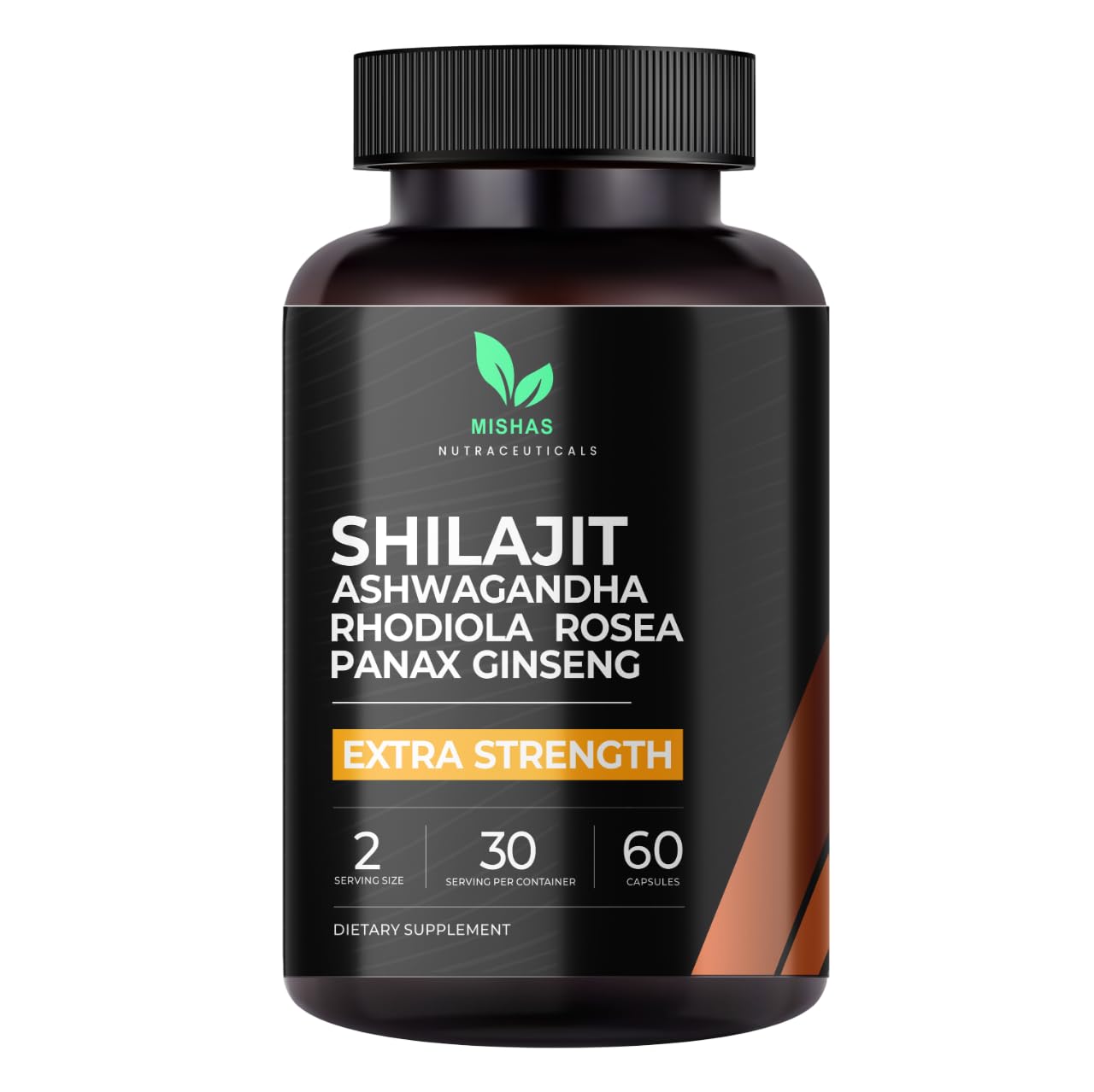 Mishas Shilajit Capsule, 60 Count
