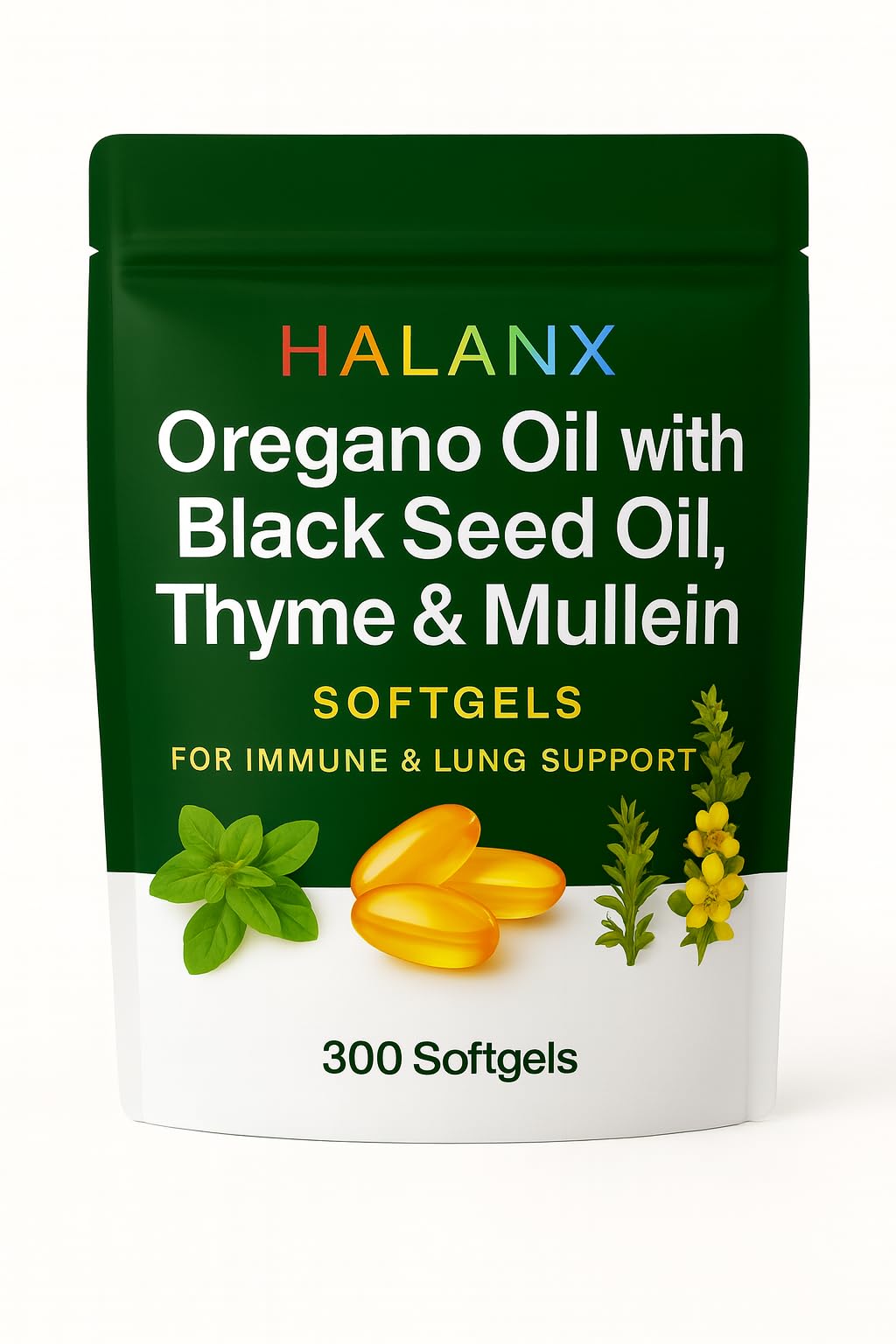 Halanx Oil of Oregano Softgels, 300 Count