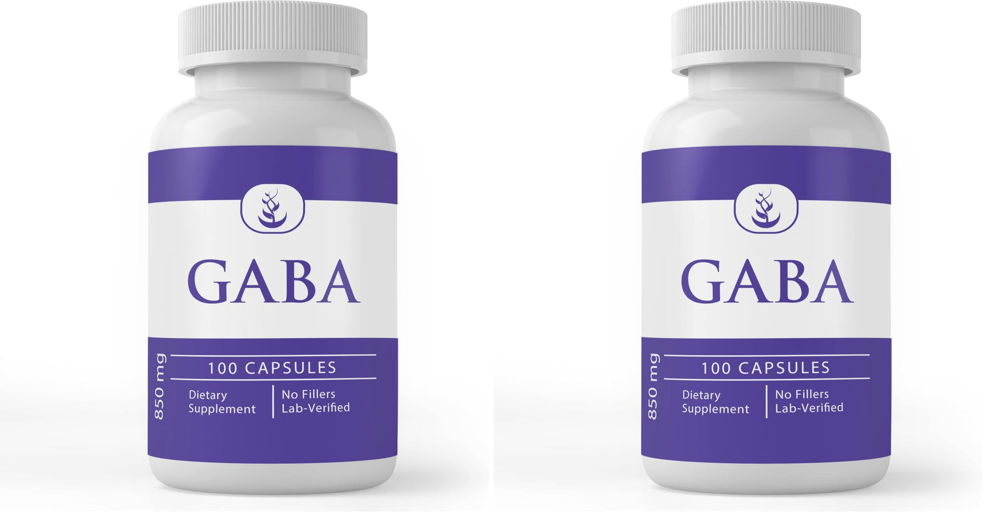 Pure Organic Ingredients GABA Capsules 200