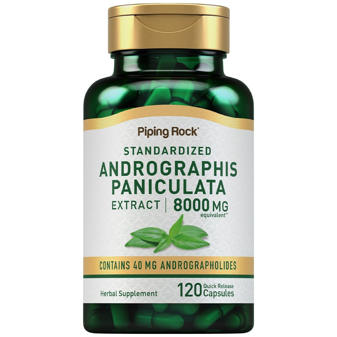 Piping Rock Andrographis Paniculata Extract 120 Capsules