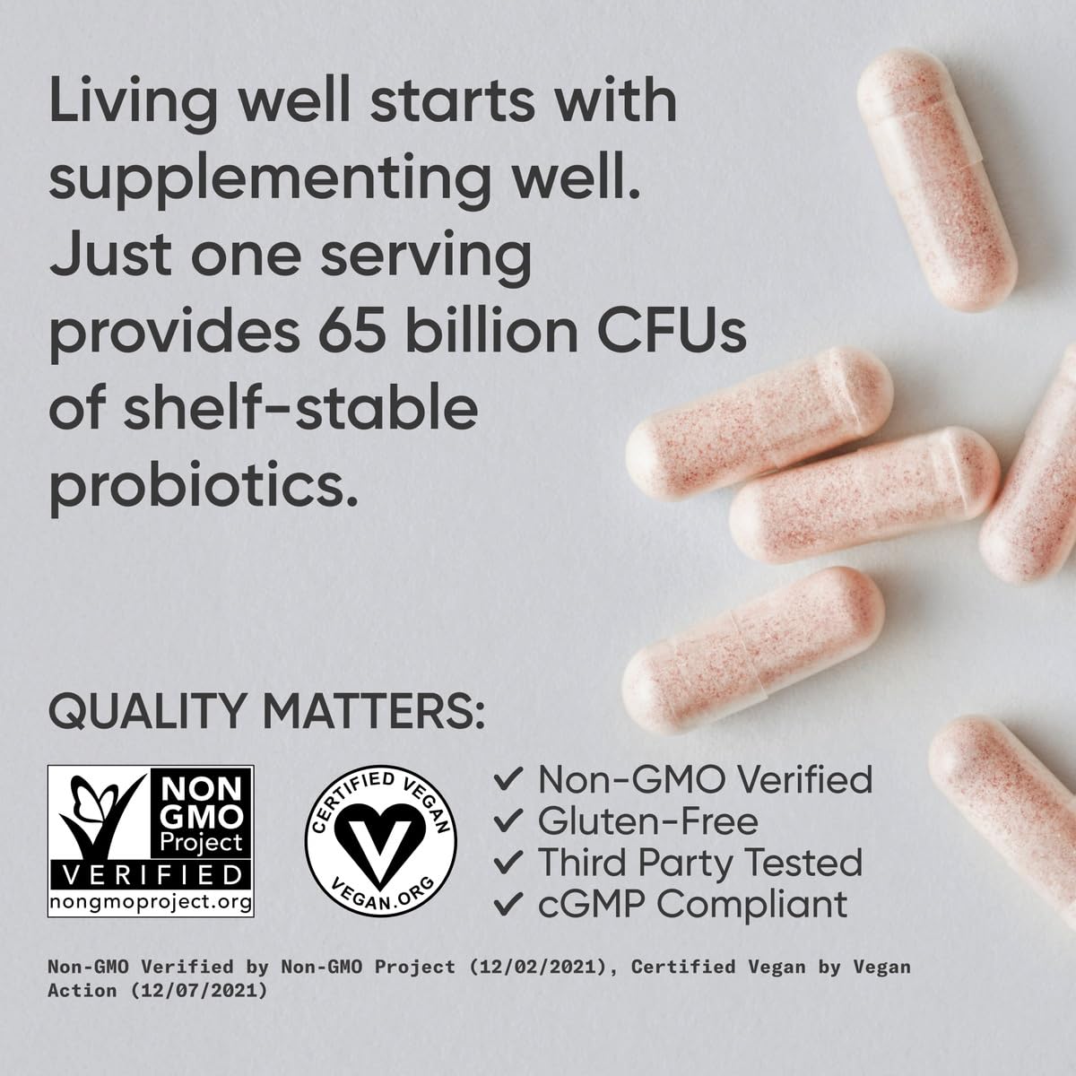 Sports Research Women's Probiotics with Prebiotics, 65 Billion CFU - Vegan Capsules for Gut Health & Digestive Support, Probiotics for Women with Cranberry - Non-GMO Verified & Gluten Free, 30 Capsules