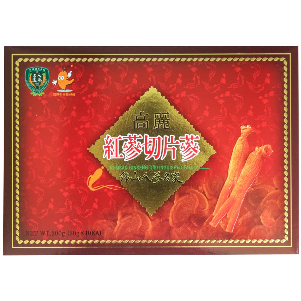 Generic KUMSAN Ginseng Distinguished Family Korea Red Ginseng Jelly, Honeyed Fermented Red Ginseng, Korean Traditional Candied Fermented Red Ginseng Gummy, 1 Count