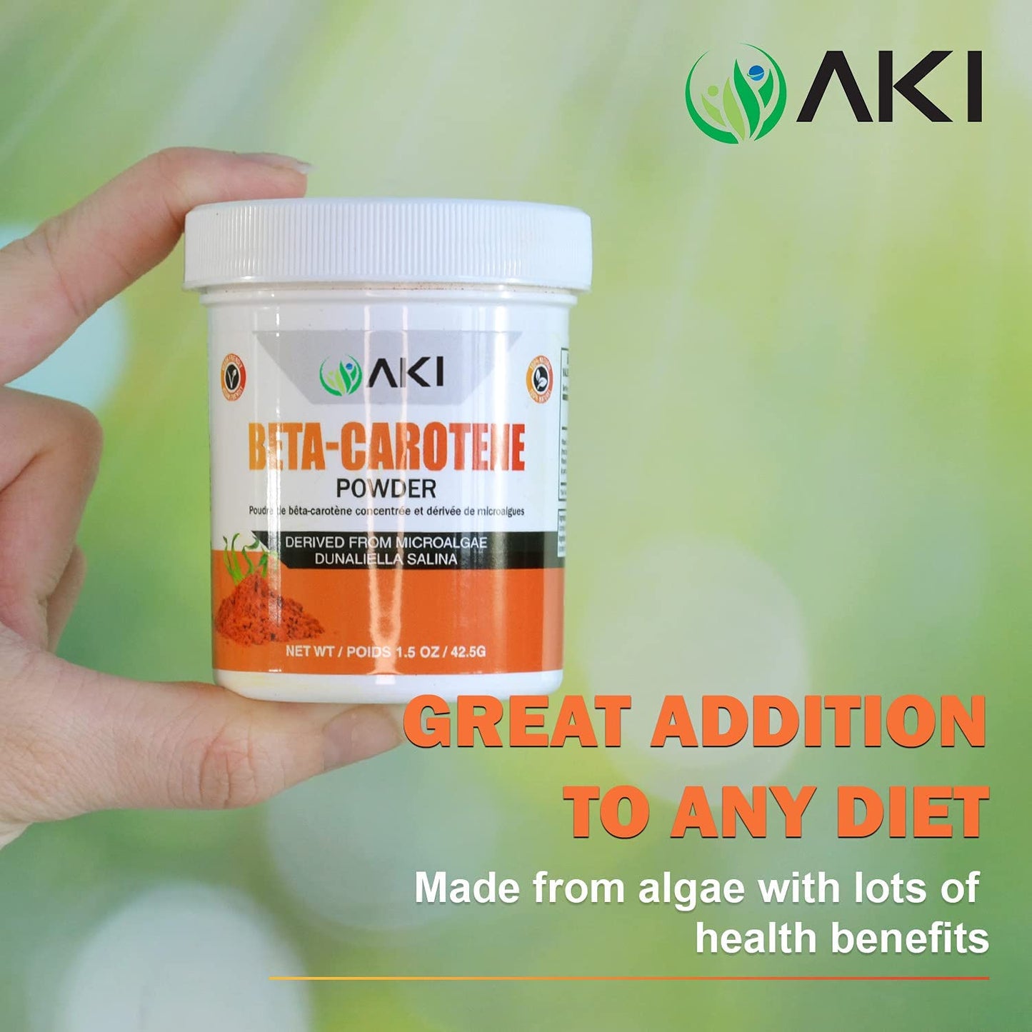 AKI ORGANIC Beta Carotene Powder 1.5 oz
