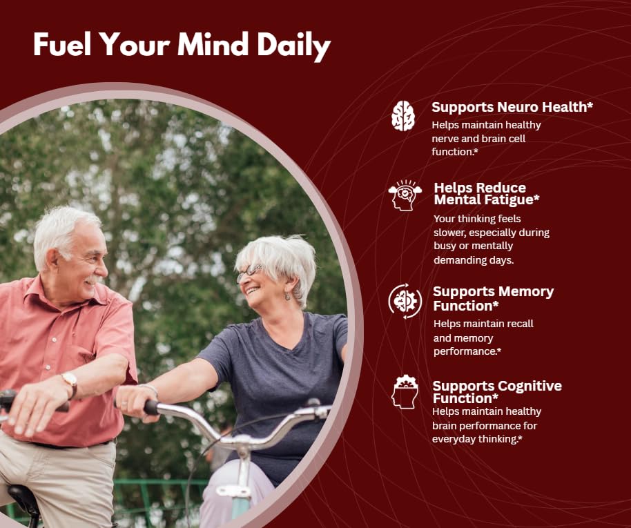 PureFight4U Brain Productivity Supports Focus, Memory & Cognitive Function Capsules 60 Count
