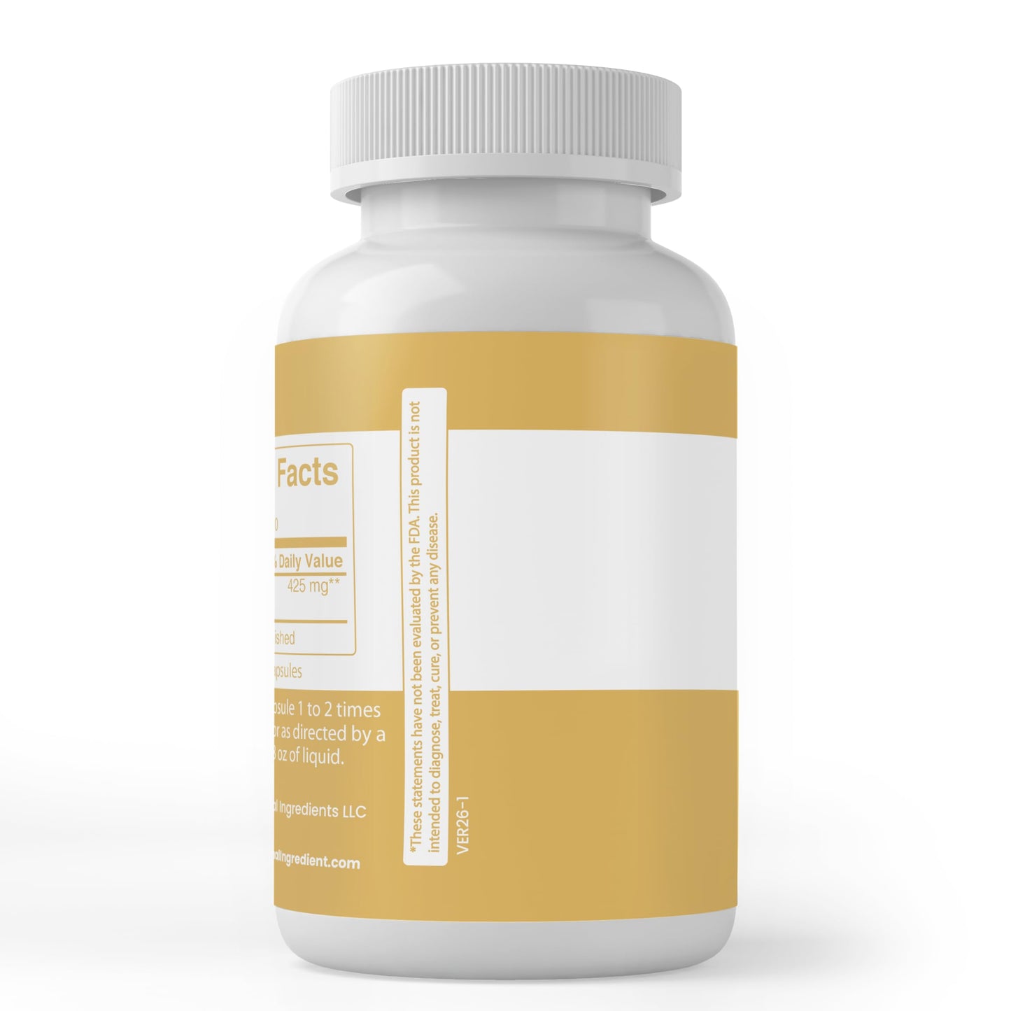 PURE ORIGINAL INGREDIENTS Ginger Root Capsules 100