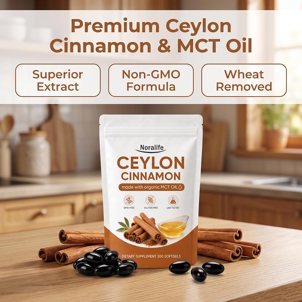 VERTISOOTH Noralife Ceylon Cinnamon SoftGels 300 SoftGels