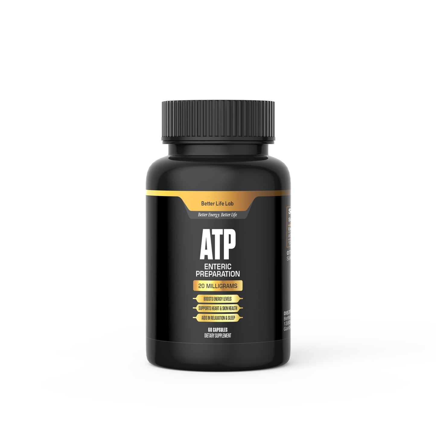 BETTER LIFE LAB ATP Supplement Capsules 60 Count