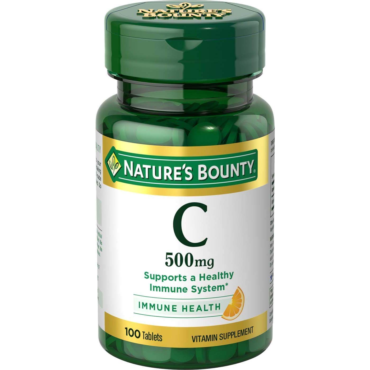 Nature's Bounty Vitamin C 500 mg Tablets 200 Count