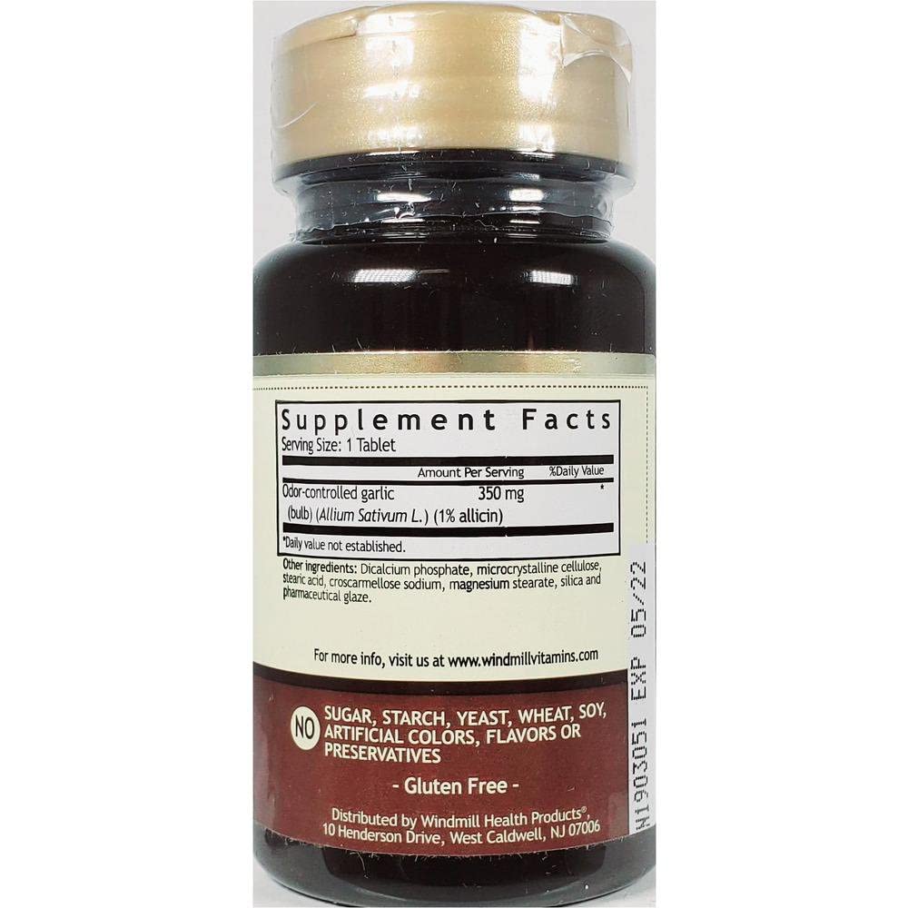 Windmill Garlic 350 mg Tablets 100 Tablets