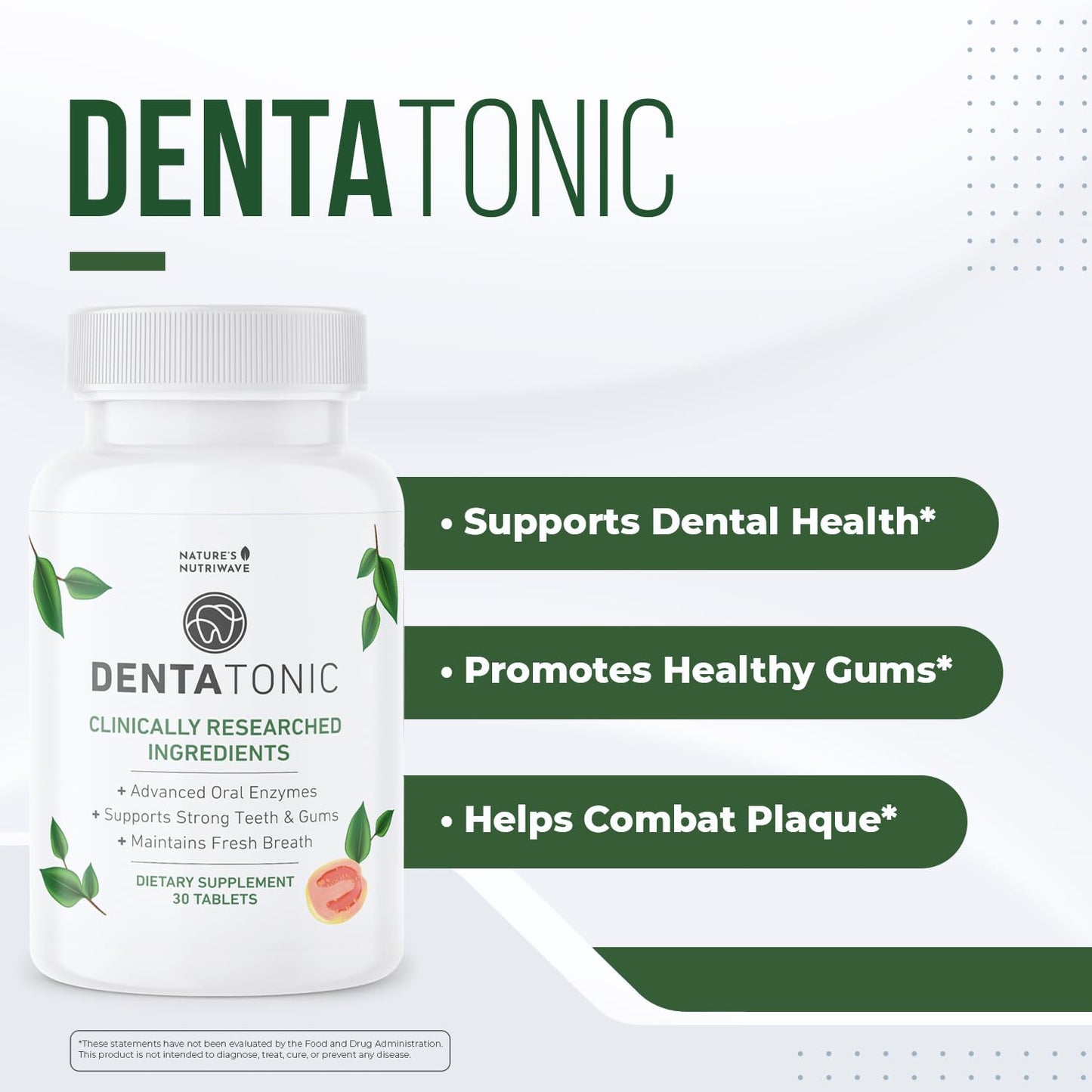 Nature’s NutriWave DentaTonic 30 Tablets