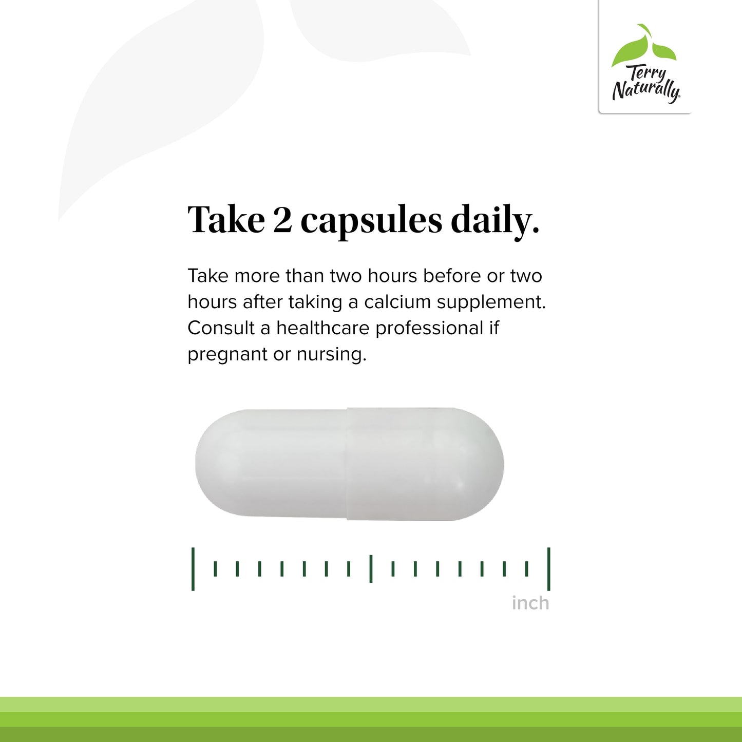 Terry Naturally Strontium Bone Health & Strength Support Supplement Capsules 120