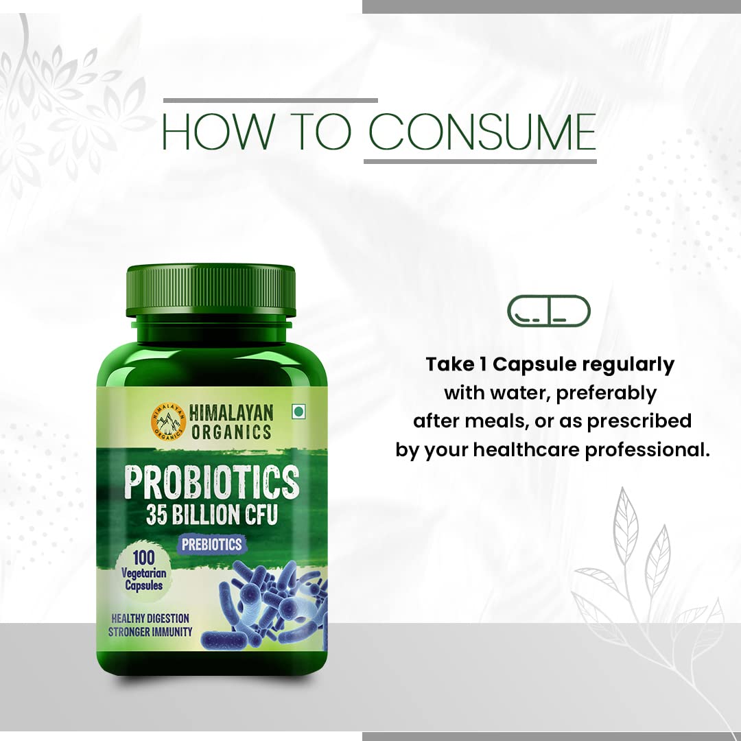 Himalayan Organics Probiotics 35 Billion CFU Supplement Capsule, 1 Count