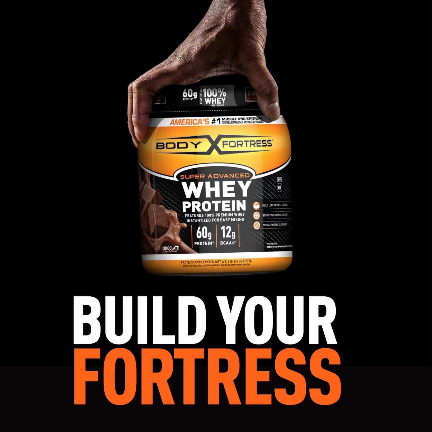 Body Fortress Super Advanced Whey Protein Powder 80