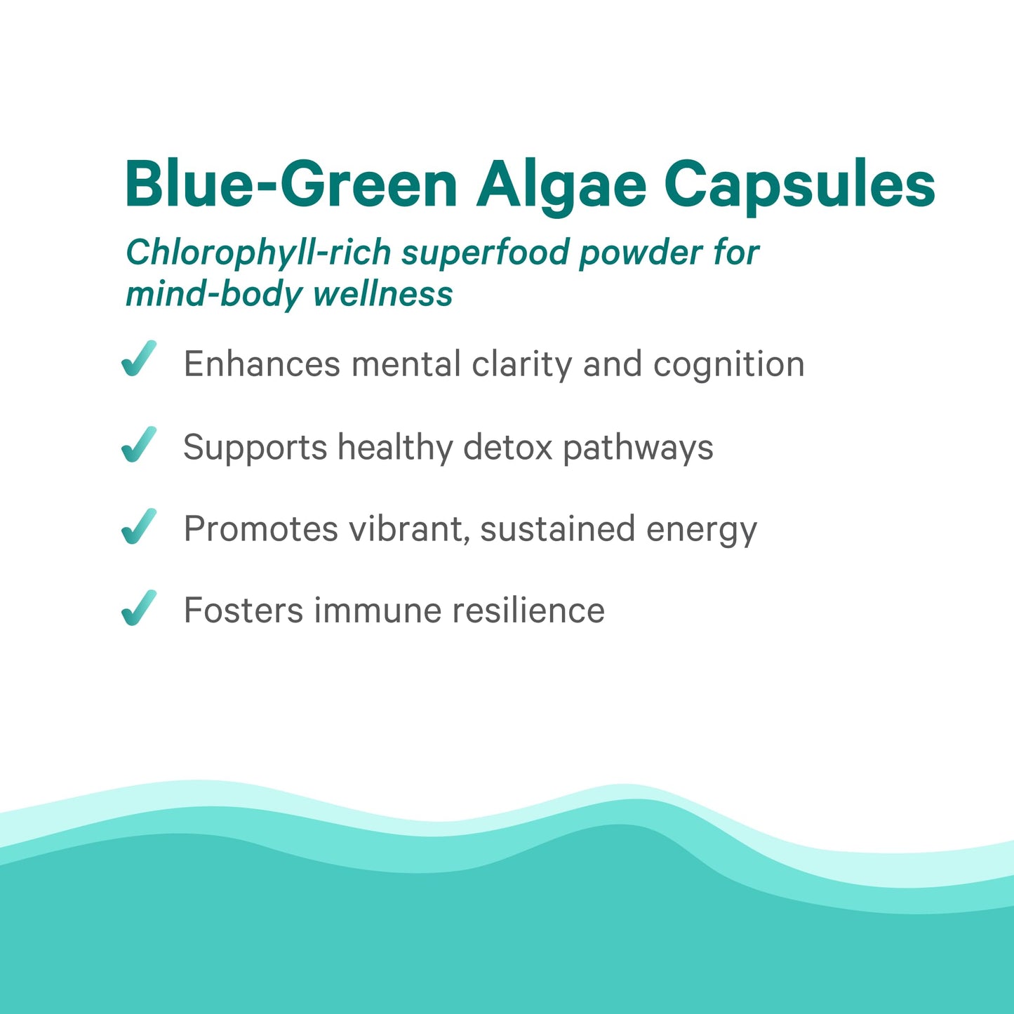 PURE SYNERGY Blue-Green Algae Capsules 90 Count
