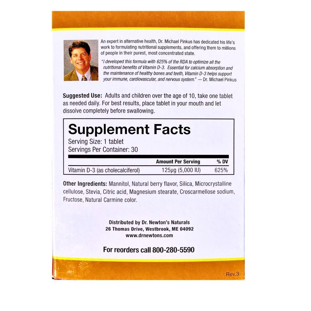 SelfCare+ Vitamin D3 Chewable 30 Tablets